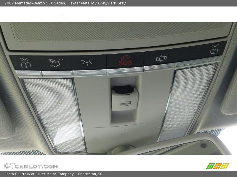 Pewter Metallic / Grey/Dark Grey 2007 Mercedes-Benz S 550 Sedan