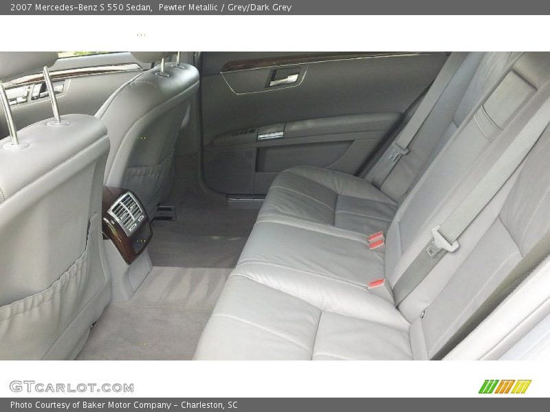 Pewter Metallic / Grey/Dark Grey 2007 Mercedes-Benz S 550 Sedan
