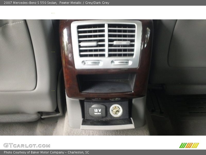 Pewter Metallic / Grey/Dark Grey 2007 Mercedes-Benz S 550 Sedan