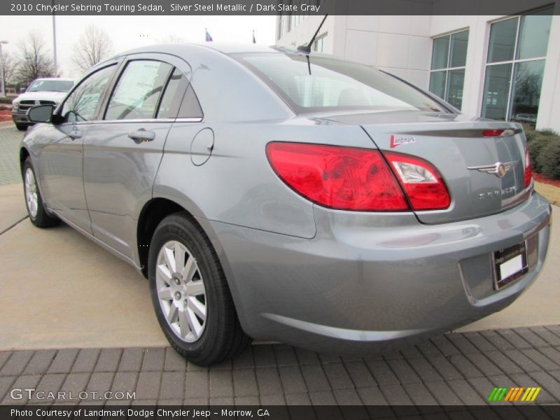 Silver Steel Metallic / Dark Slate Gray 2010 Chrysler Sebring Touring Sedan