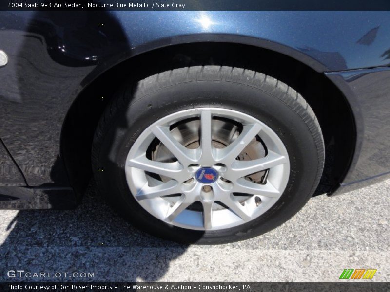 Nocturne Blue Metallic / Slate Gray 2004 Saab 9-3 Arc Sedan