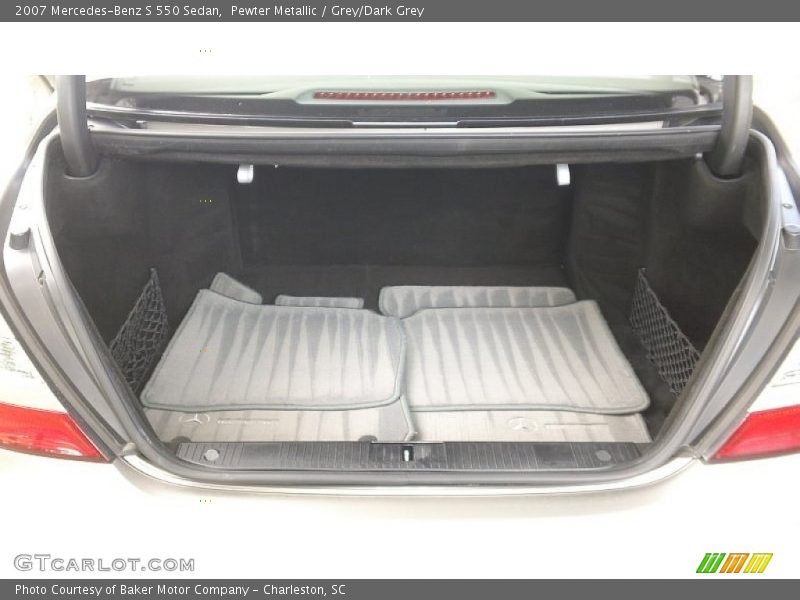 Pewter Metallic / Grey/Dark Grey 2007 Mercedes-Benz S 550 Sedan