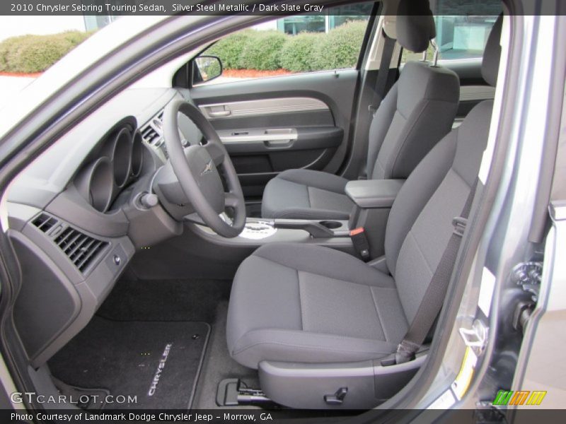 Silver Steel Metallic / Dark Slate Gray 2010 Chrysler Sebring Touring Sedan