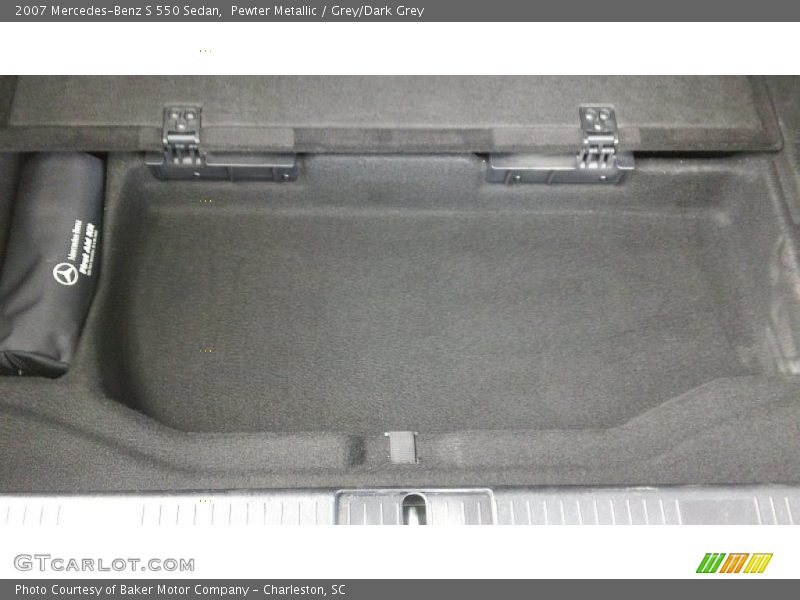Pewter Metallic / Grey/Dark Grey 2007 Mercedes-Benz S 550 Sedan