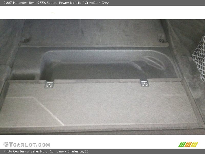 Pewter Metallic / Grey/Dark Grey 2007 Mercedes-Benz S 550 Sedan