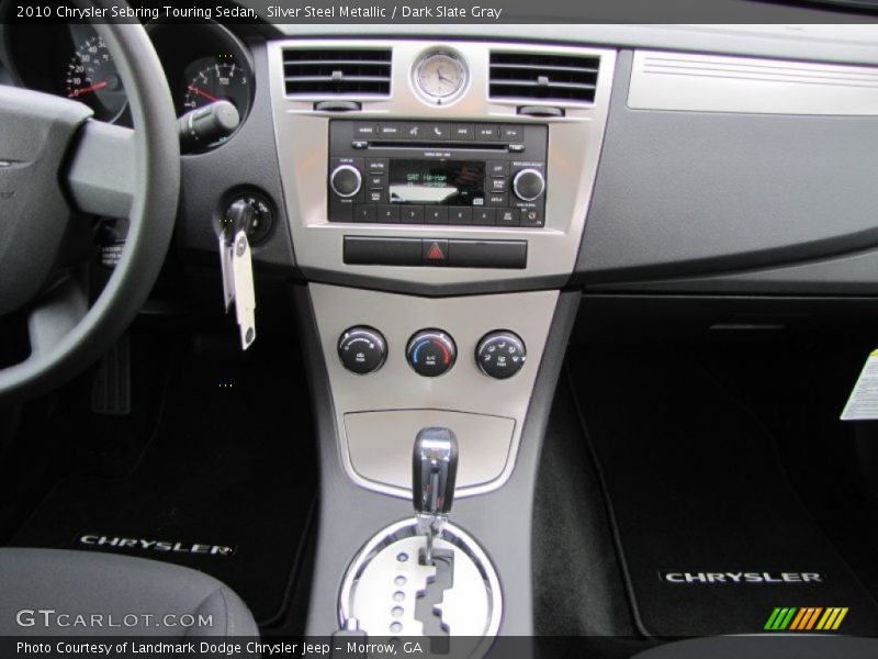 Silver Steel Metallic / Dark Slate Gray 2010 Chrysler Sebring Touring Sedan