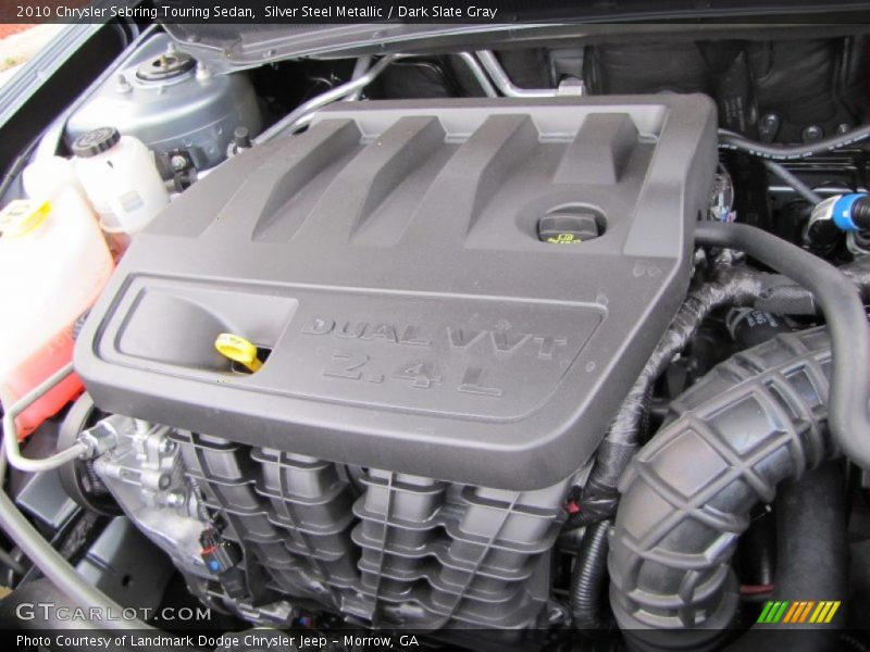 Silver Steel Metallic / Dark Slate Gray 2010 Chrysler Sebring Touring Sedan