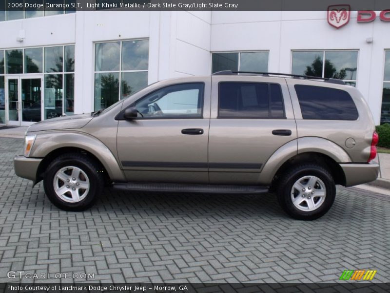 Light Khaki Metallic / Dark Slate Gray/Light Slate Gray 2006 Dodge Durango SLT