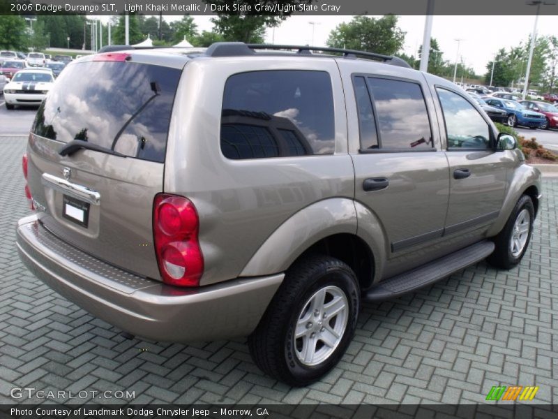 Light Khaki Metallic / Dark Slate Gray/Light Slate Gray 2006 Dodge Durango SLT