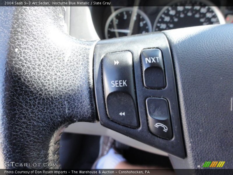 Nocturne Blue Metallic / Slate Gray 2004 Saab 9-3 Arc Sedan