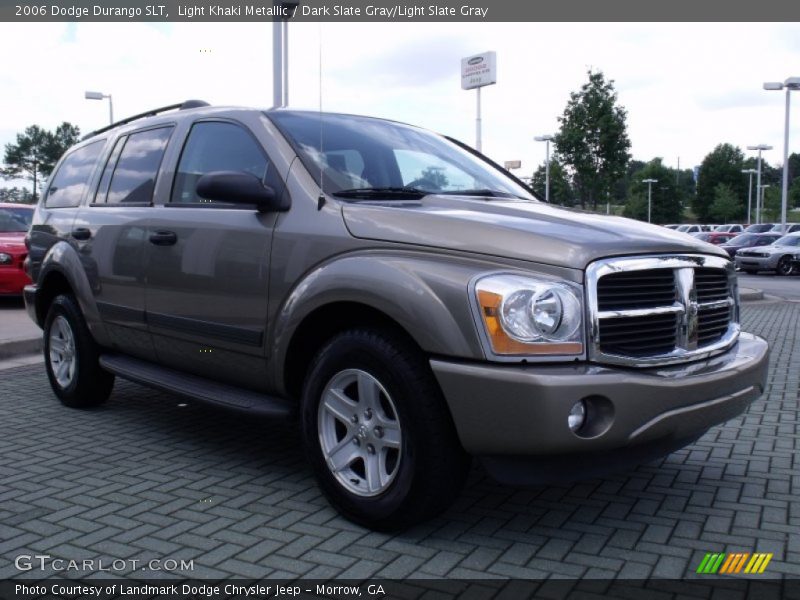 Light Khaki Metallic / Dark Slate Gray/Light Slate Gray 2006 Dodge Durango SLT