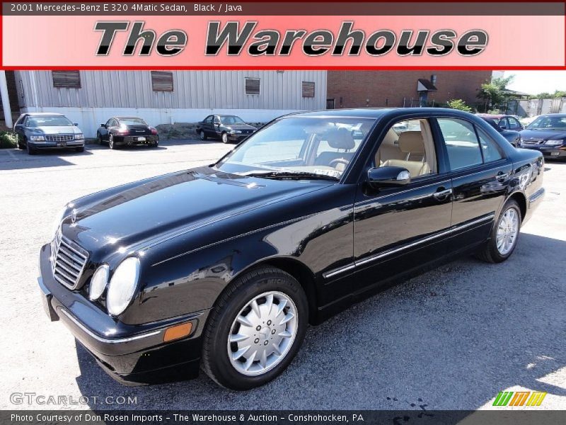 Black / Java 2001 Mercedes-Benz E 320 4Matic Sedan