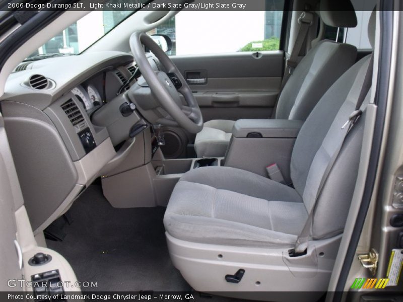Light Khaki Metallic / Dark Slate Gray/Light Slate Gray 2006 Dodge Durango SLT
