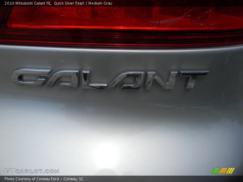 Quick Silver Pearl / Medium Gray 2010 Mitsubishi Galant FE