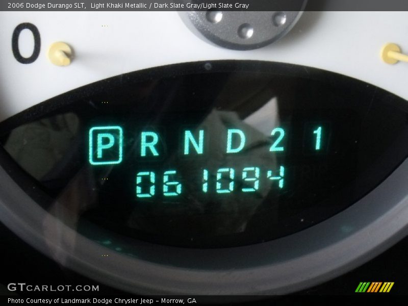 Light Khaki Metallic / Dark Slate Gray/Light Slate Gray 2006 Dodge Durango SLT