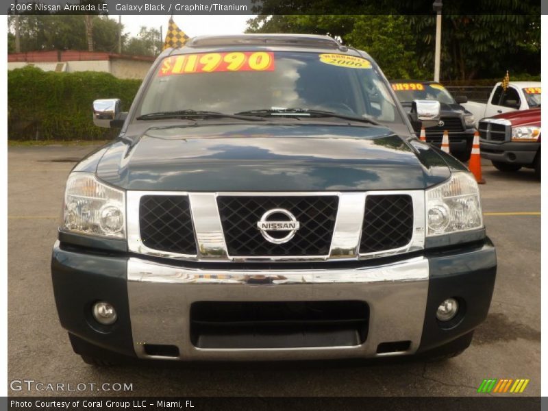 Galaxy Black / Graphite/Titanium 2006 Nissan Armada LE