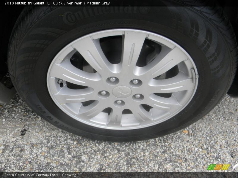 Quick Silver Pearl / Medium Gray 2010 Mitsubishi Galant FE