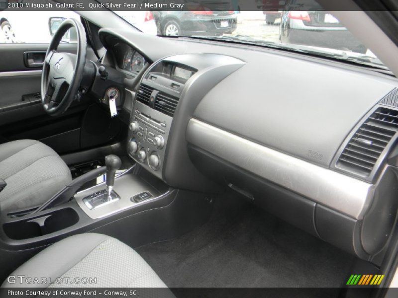 Quick Silver Pearl / Medium Gray 2010 Mitsubishi Galant FE