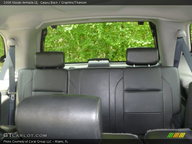 Galaxy Black / Graphite/Titanium 2006 Nissan Armada LE