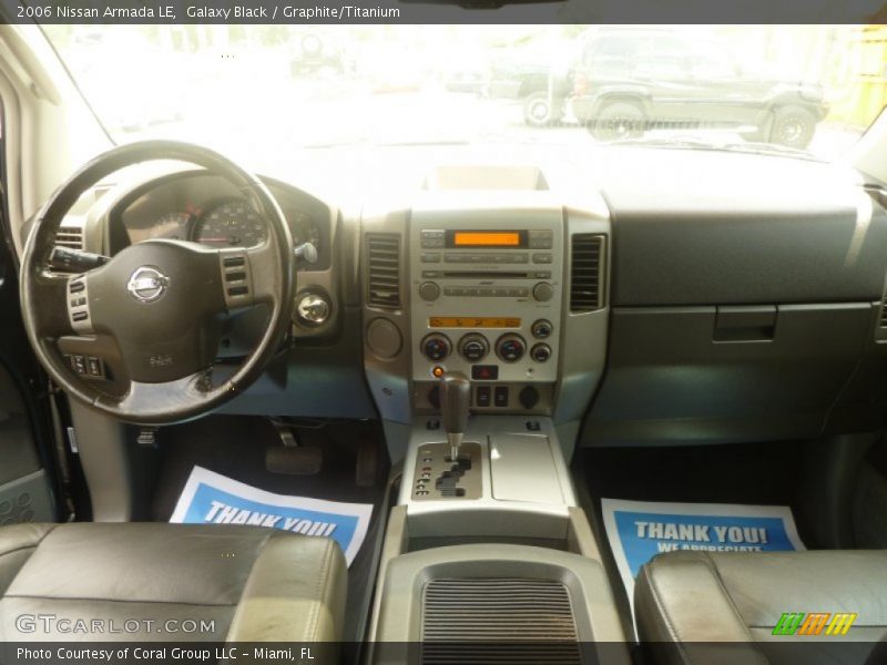 Galaxy Black / Graphite/Titanium 2006 Nissan Armada LE