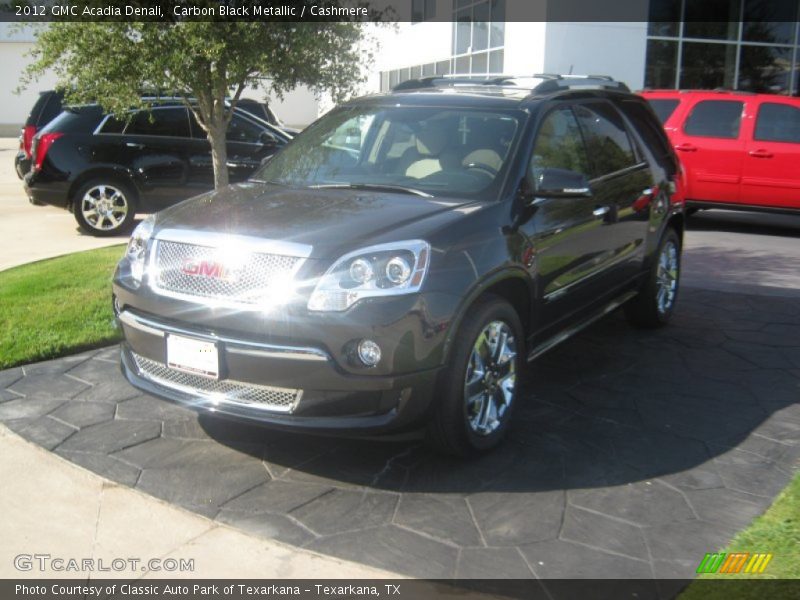 Carbon Black Metallic / Cashmere 2012 GMC Acadia Denali