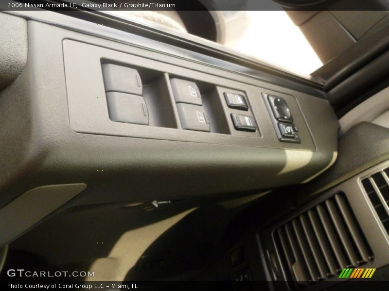 Galaxy Black / Graphite/Titanium 2006 Nissan Armada LE