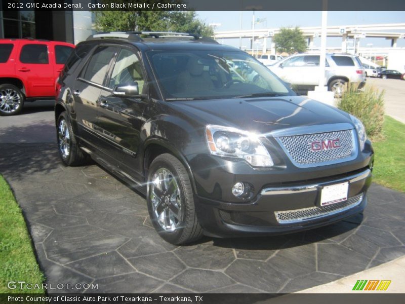 Carbon Black Metallic / Cashmere 2012 GMC Acadia Denali