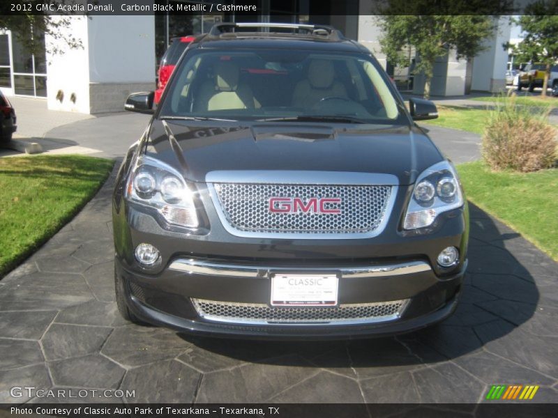 Carbon Black Metallic / Cashmere 2012 GMC Acadia Denali