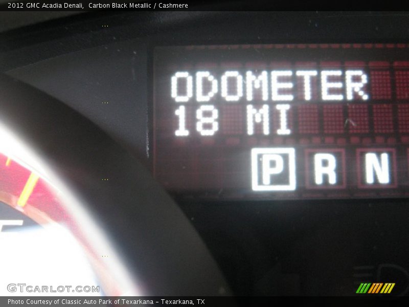 Carbon Black Metallic / Cashmere 2012 GMC Acadia Denali