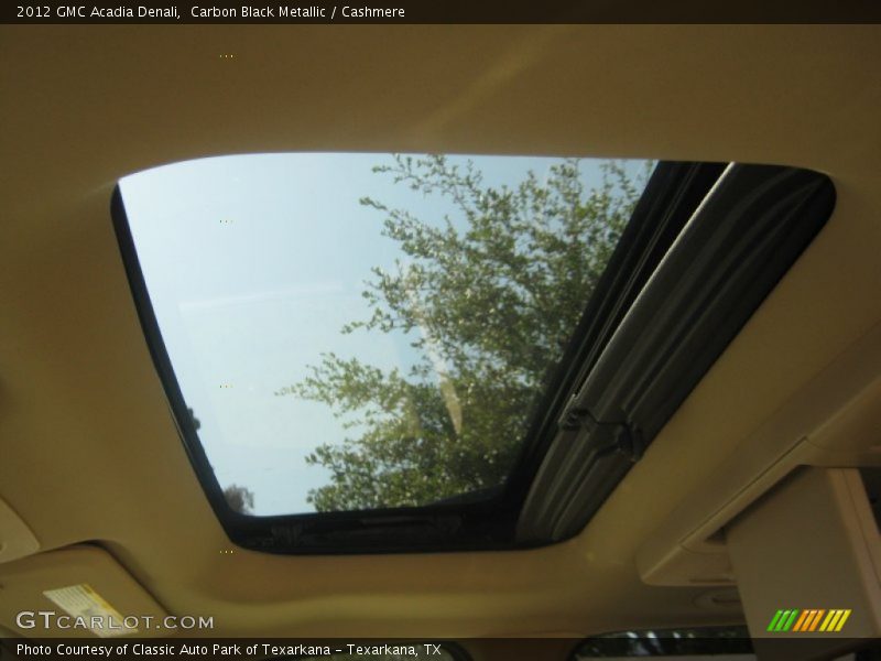 Carbon Black Metallic / Cashmere 2012 GMC Acadia Denali
