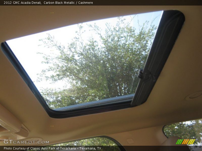 Carbon Black Metallic / Cashmere 2012 GMC Acadia Denali