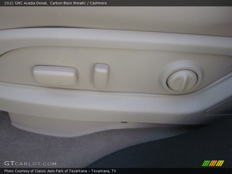 Carbon Black Metallic / Cashmere 2012 GMC Acadia Denali