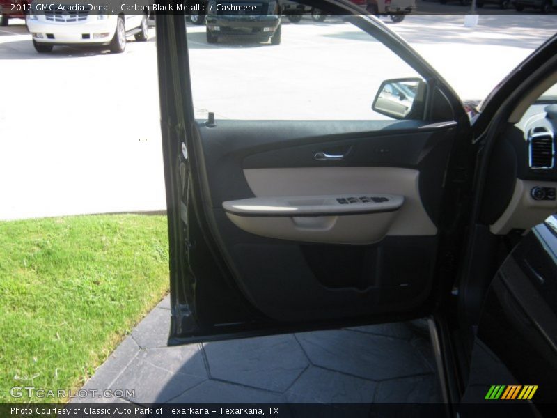 Carbon Black Metallic / Cashmere 2012 GMC Acadia Denali