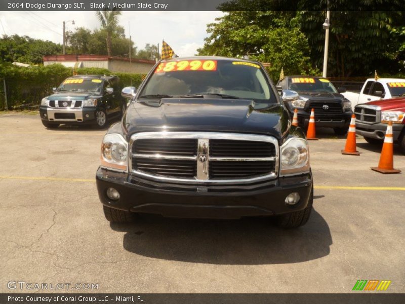 Black / Medium Slate Gray 2004 Dodge Durango SLT