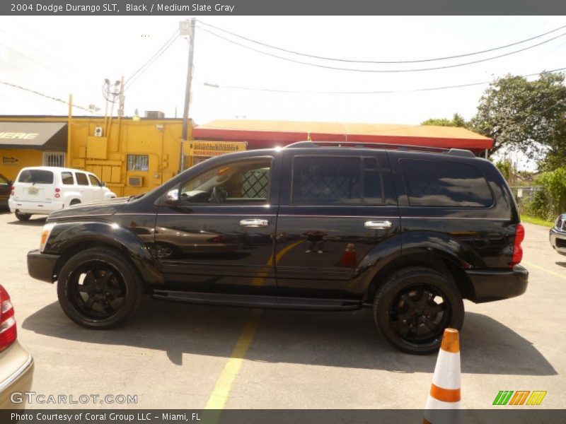 Black / Medium Slate Gray 2004 Dodge Durango SLT