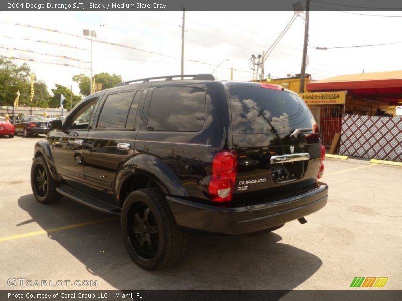 Black / Medium Slate Gray 2004 Dodge Durango SLT