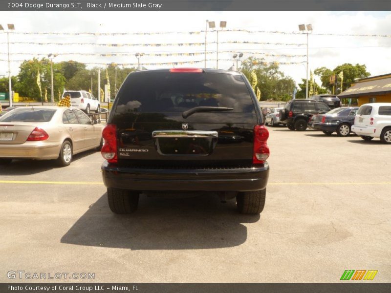 Black / Medium Slate Gray 2004 Dodge Durango SLT