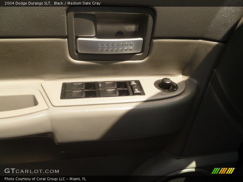 Black / Medium Slate Gray 2004 Dodge Durango SLT