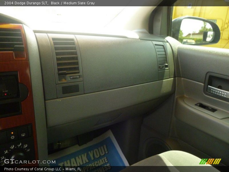 Black / Medium Slate Gray 2004 Dodge Durango SLT