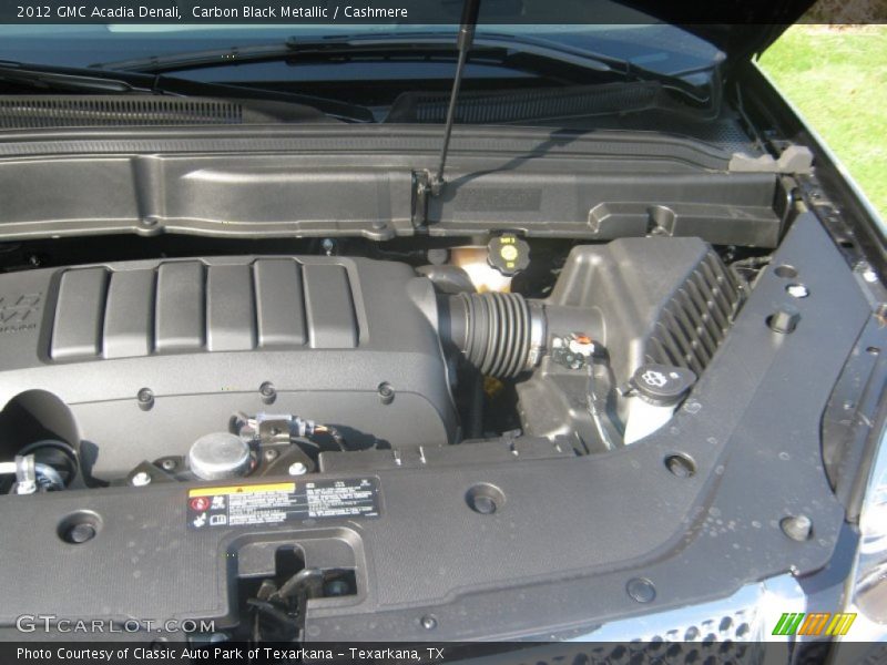 Carbon Black Metallic / Cashmere 2012 GMC Acadia Denali