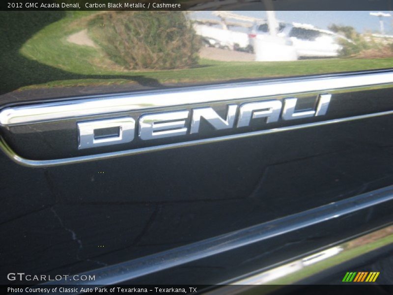Carbon Black Metallic / Cashmere 2012 GMC Acadia Denali