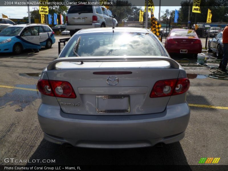 Glacier Silver Metallic / Black 2004 Mazda MAZDA6 s Hatchback