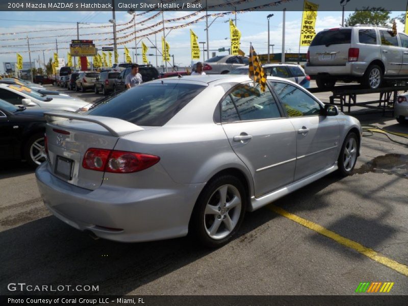 Glacier Silver Metallic / Black 2004 Mazda MAZDA6 s Hatchback
