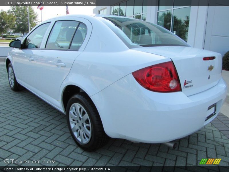 Summit White / Gray 2010 Chevrolet Cobalt LS Sedan