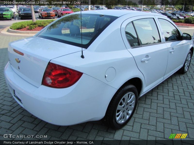 Summit White / Gray 2010 Chevrolet Cobalt LS Sedan
