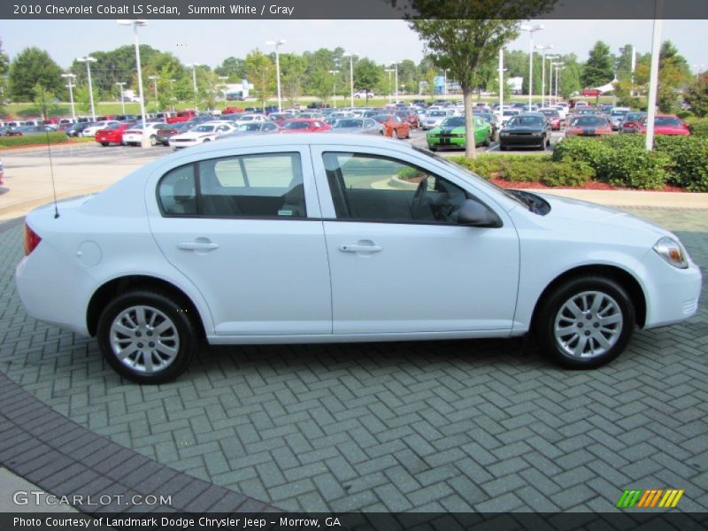 Summit White / Gray 2010 Chevrolet Cobalt LS Sedan