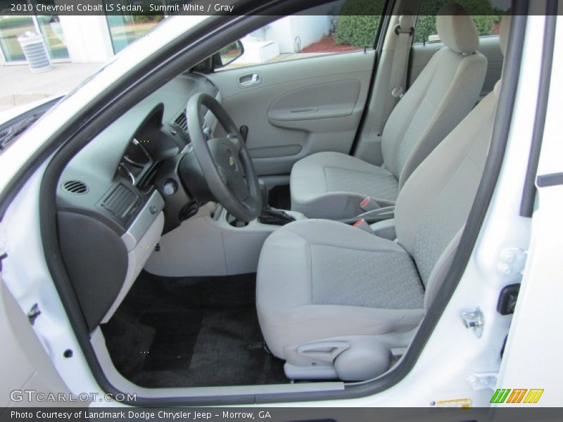 Summit White / Gray 2010 Chevrolet Cobalt LS Sedan