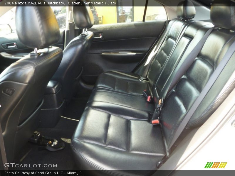 Glacier Silver Metallic / Black 2004 Mazda MAZDA6 s Hatchback