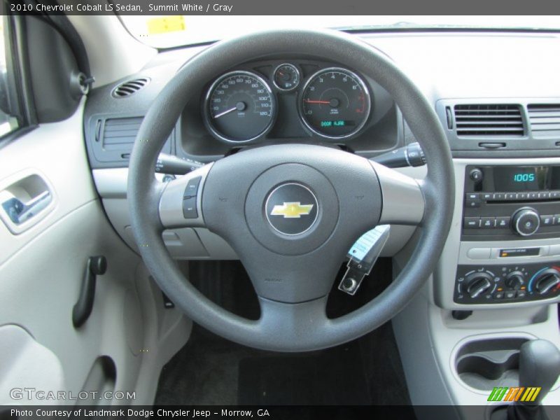 Summit White / Gray 2010 Chevrolet Cobalt LS Sedan