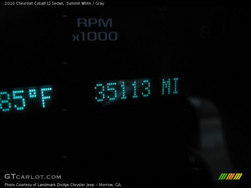 Summit White / Gray 2010 Chevrolet Cobalt LS Sedan